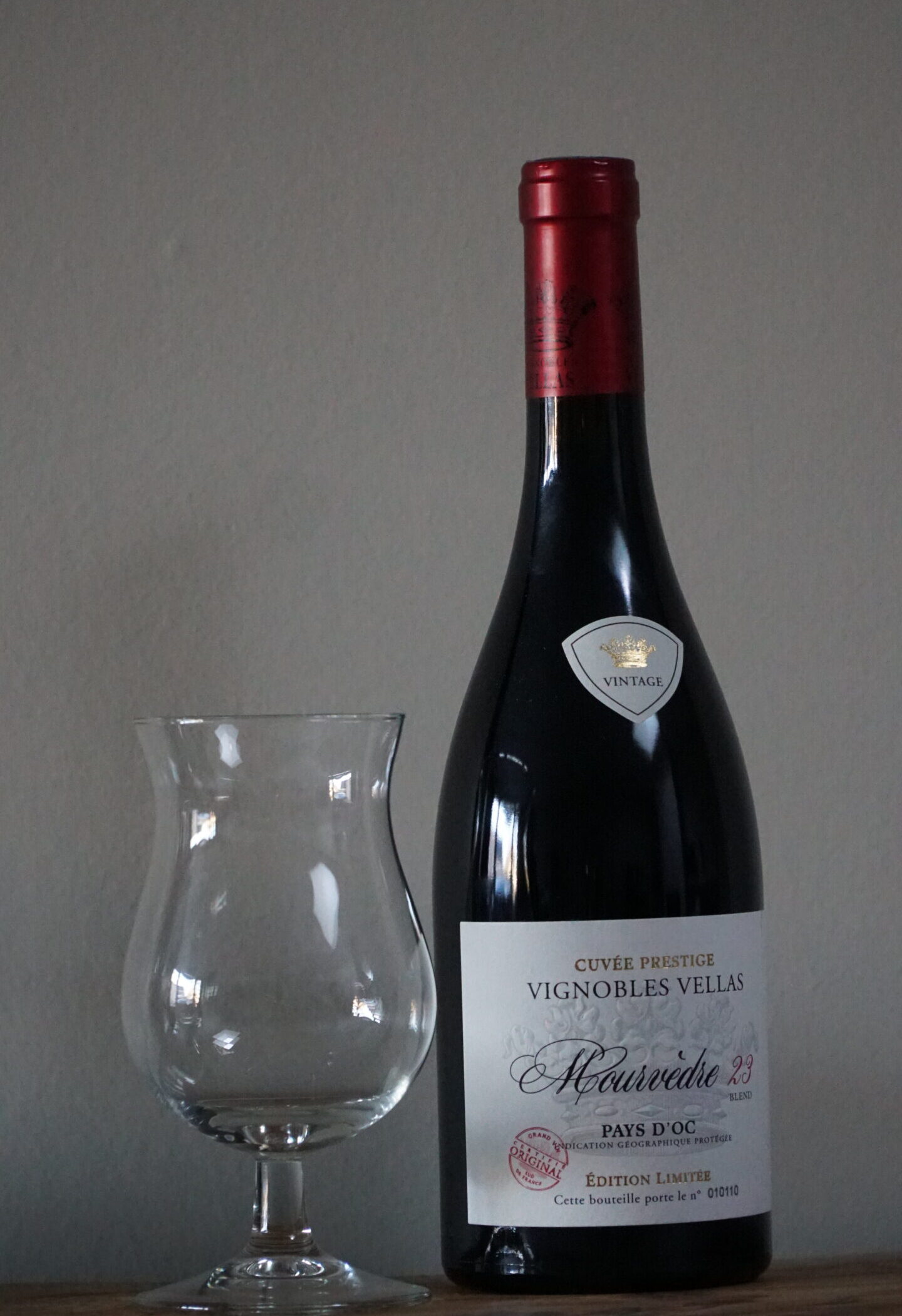 Vignobles Vellas Mourvedre 23 Vintage - Edition Limitee - Cuvee prestige 2019