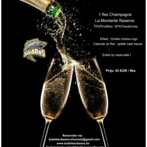 Reservatie Champagne La Montante Reserve Golden Sharks