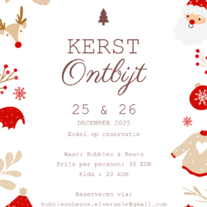 Kerstontbijt op 25 & 26 december 2025